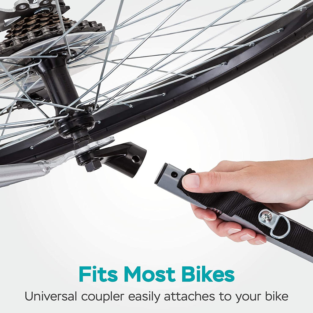 Instep Quick-N-Ez Double Tow behind Bike Trailer for Toddlers, Kids, Converts to Stroller, Jogger, 2-In-1 Canopy, Universal Bicycle Coupler, Folding Frame, Multiple Colors