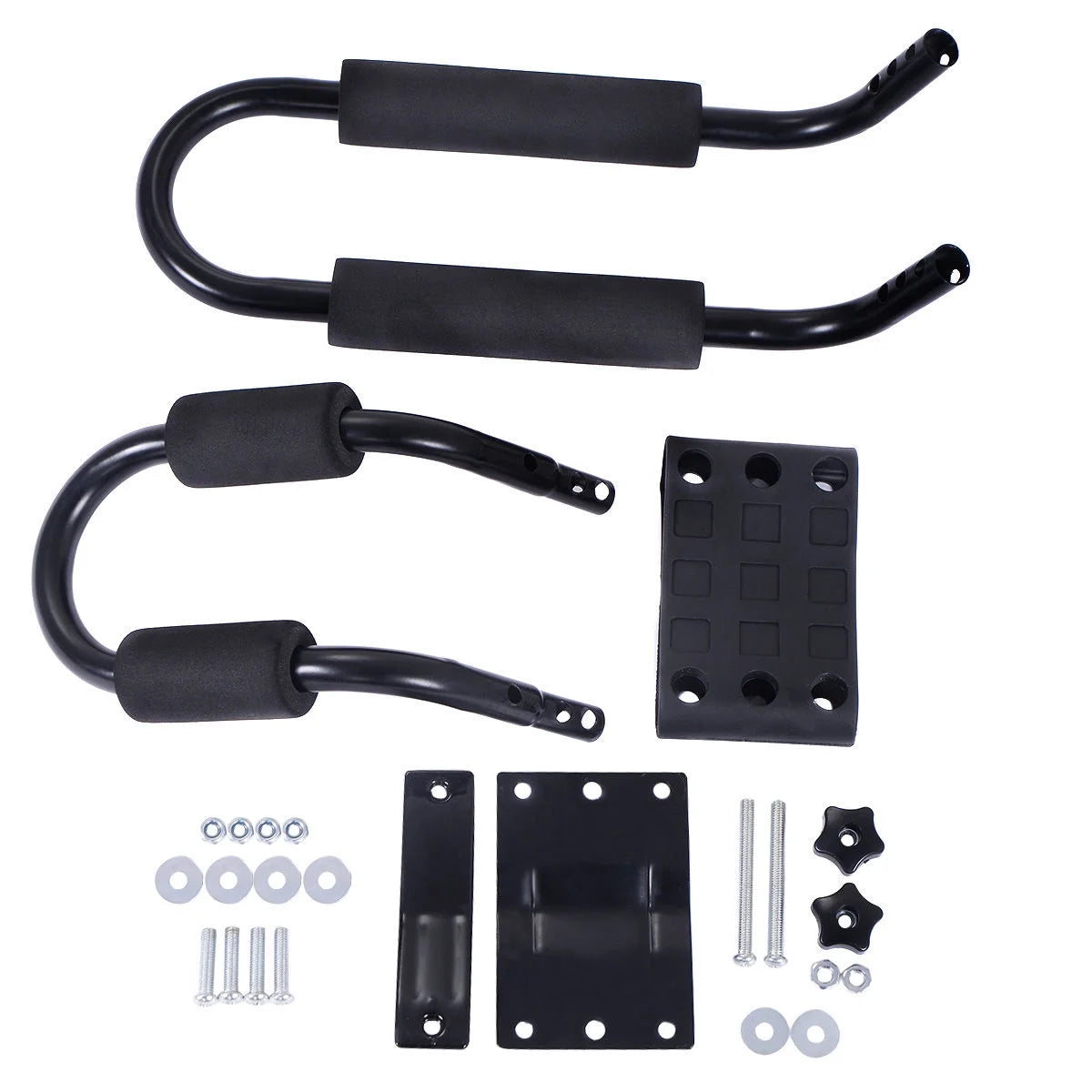 2 Pair Canoe Boat Kayak Car SUV Truck Top Roof Rack Mount Carrier J Cross Bar