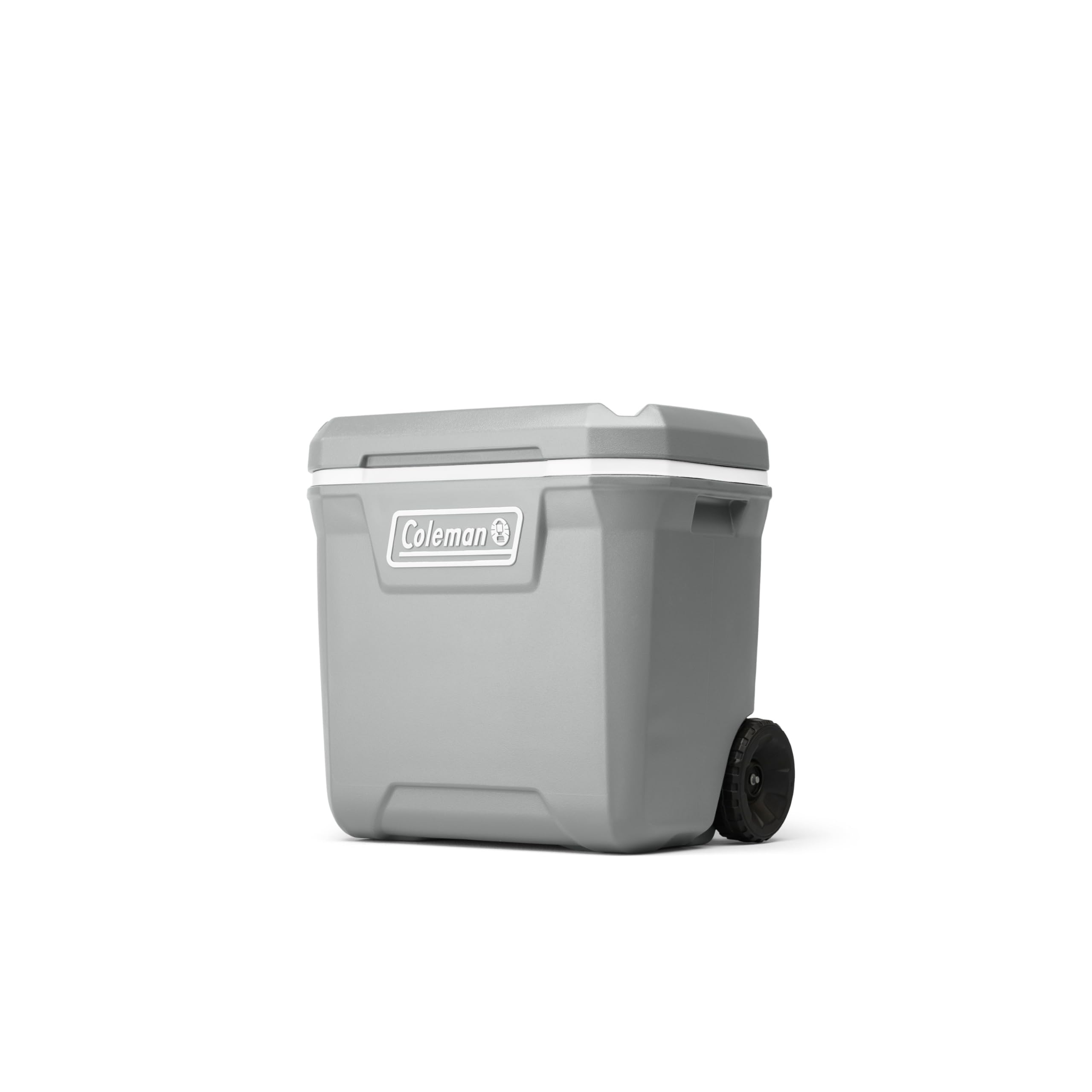 Coleman Classic Series Insulated Portable Rolling Cooler with Wheels, Leak-Resistant Outdoor Hard Cooler Keeps Ice up to 5 Days, 100-Quart