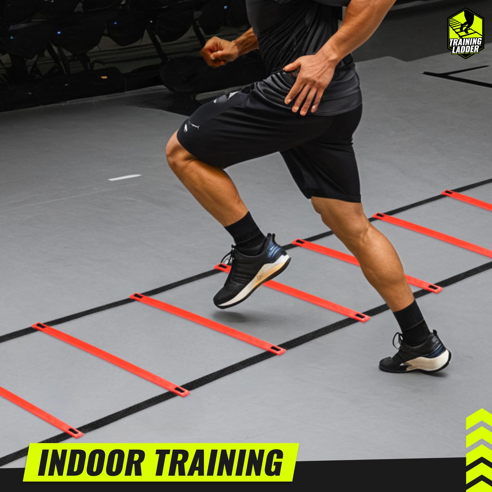 Teenitor Agility Ladder Speed Ladder Training Ladder for Soccer, Speed, Football Fitness Feet Training Carry Bag Agility Training Equipment 13 rungs, 23 feet