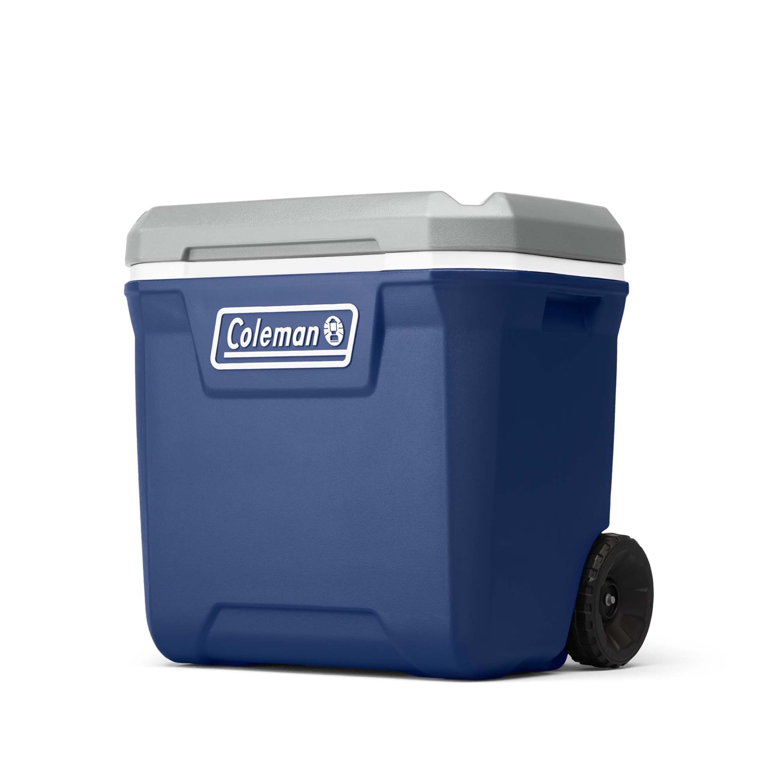 Coleman Classic Series Insulated Portable Rolling Cooler with Wheels, Leak-Resistant Outdoor Hard Cooler Keeps Ice up to 5 Days, 100-Quart