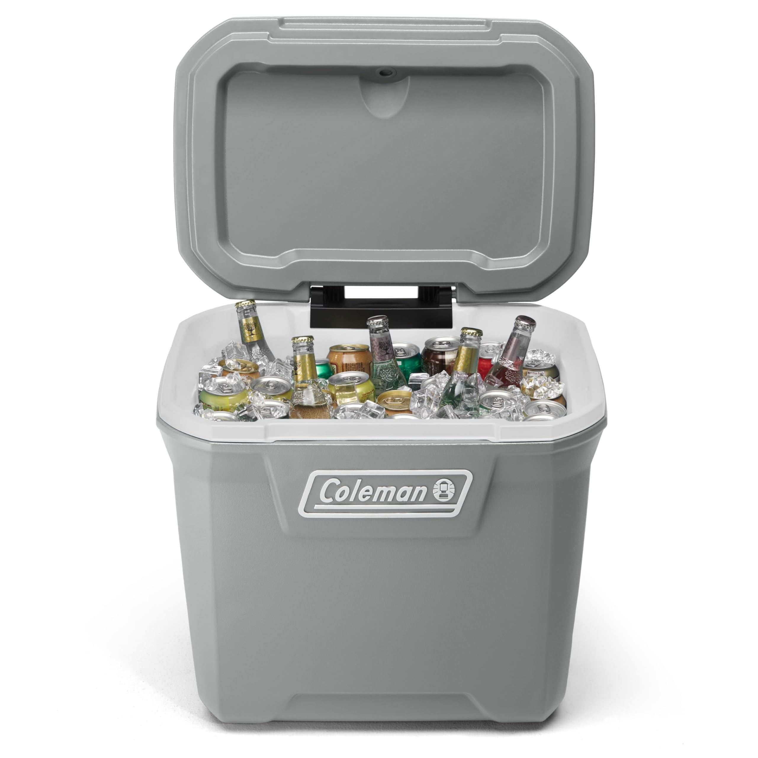 Coleman Classic Series Insulated Portable Rolling Cooler with Wheels, Leak-Resistant Outdoor Hard Cooler Keeps Ice up to 5 Days, 100-Quart