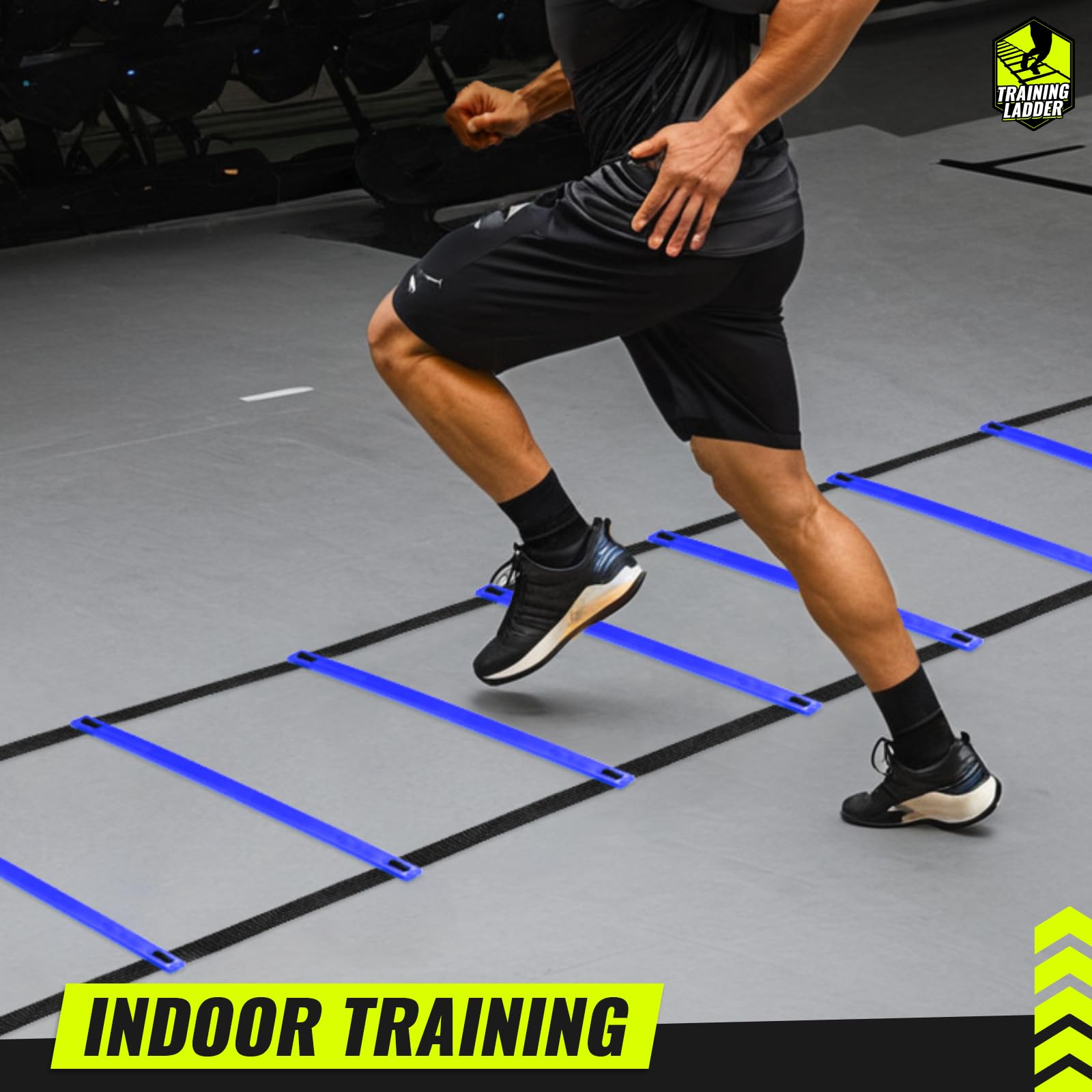 Teenitor Agility Ladder Speed Ladder Training Ladder for Soccer, Speed, Football Fitness Feet Training Carry Bag Agility Training Equipment 13 rungs, 23 feet