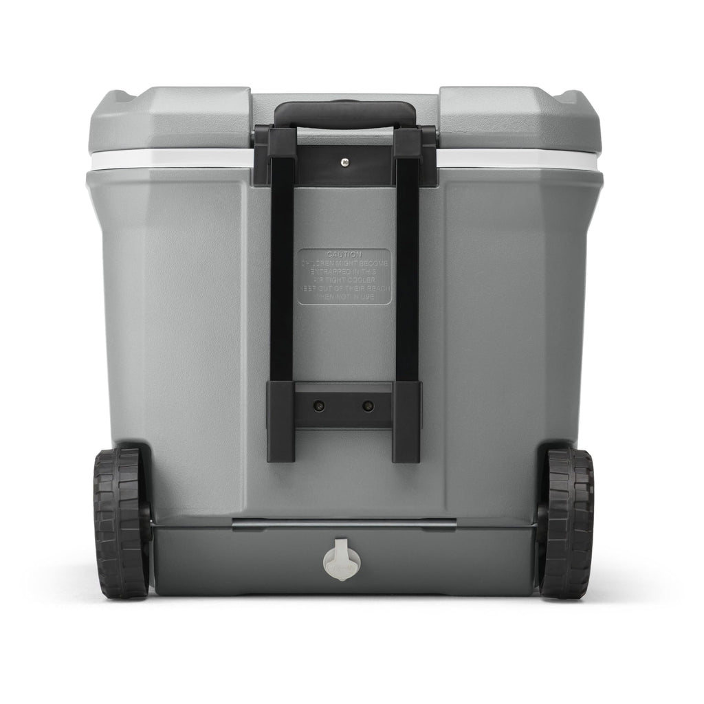 Coleman Classic Series Insulated Portable Rolling Cooler with Wheels, Leak-Resistant Outdoor Hard Cooler Keeps Ice up to 5 Days, 100-Quart