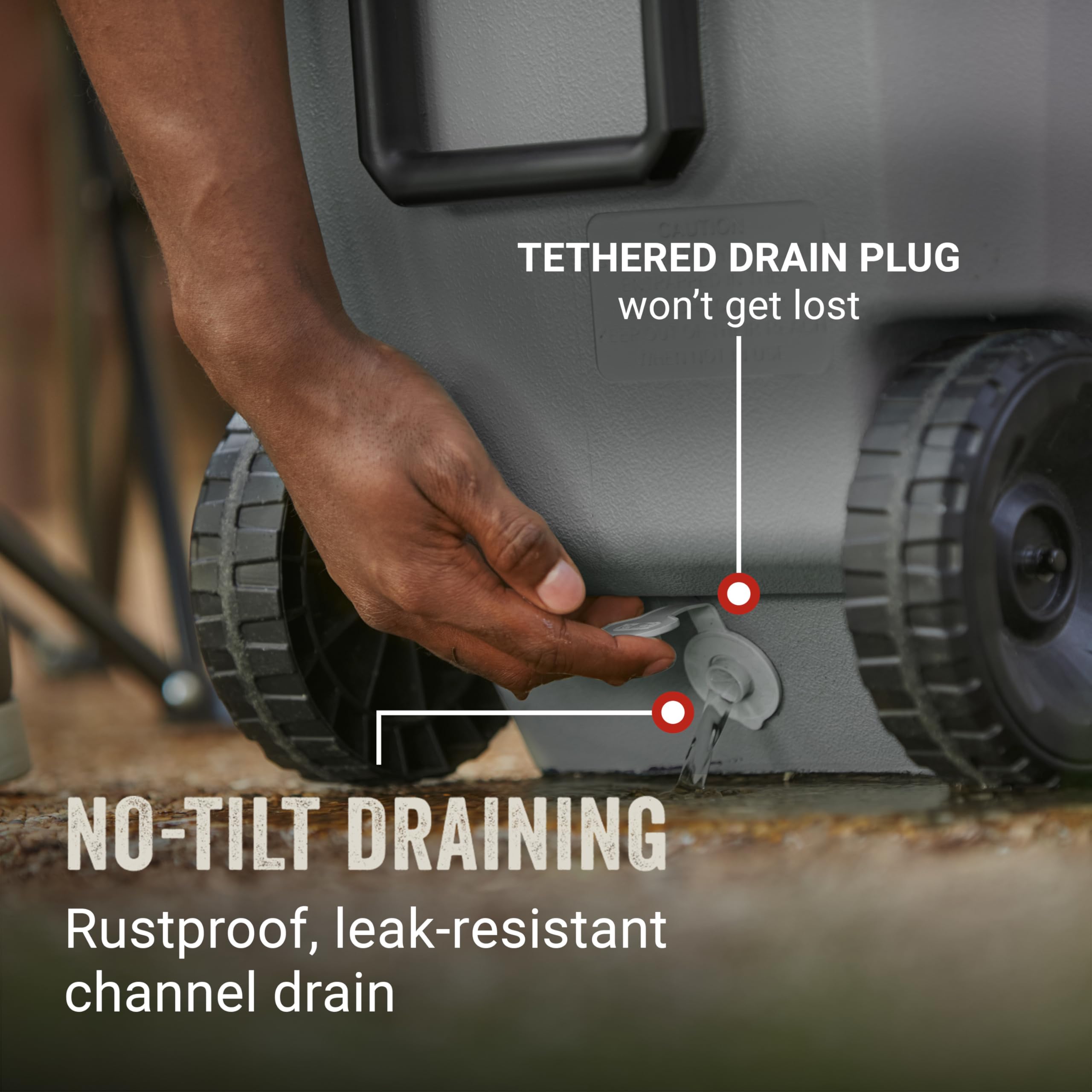 Coleman Classic Series Insulated Portable Rolling Cooler with Wheels, Leak-Resistant Outdoor Hard Cooler Keeps Ice up to 5 Days, 100-Quart
