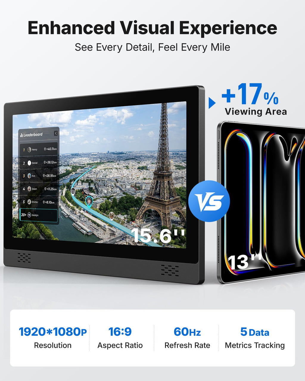 MERACH Exercise Bike, Brake Pad Stationary Bike with Exclusive App, Low Noise Indoor Cycling Bike with 300lbs Weight Capacity, Tablet Mount and Fitness Courses for Weight Loss