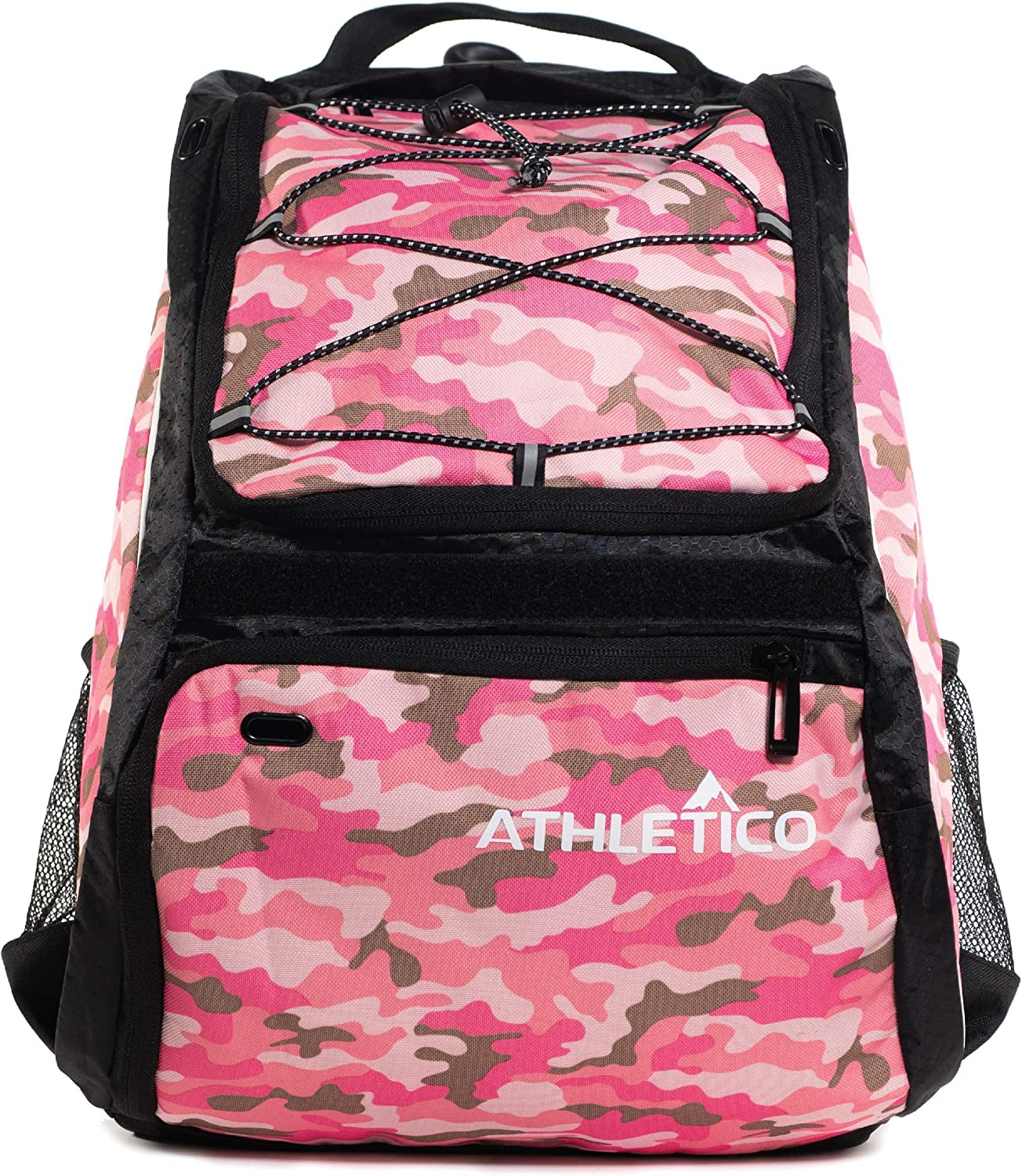 Athletico Baseball Bat Bag - Backpack for Baseball, T-Ball & Softball Equipment & Gear for Youth and Adults | Holds Bat, Helmet, Glove, & Shoes |Shoe Compartment & Fence Hook
